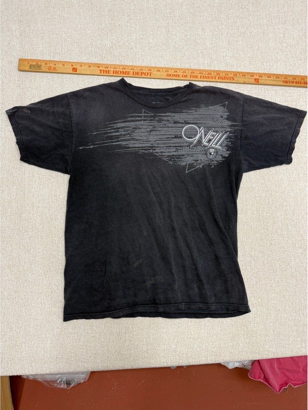 Vintage O'Neill Surf Co. Black Graphic T-Shirt Mens Size M Medium Surfwear Tee